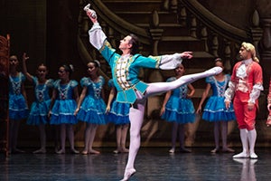 The Prince finds Cinderella's slipper